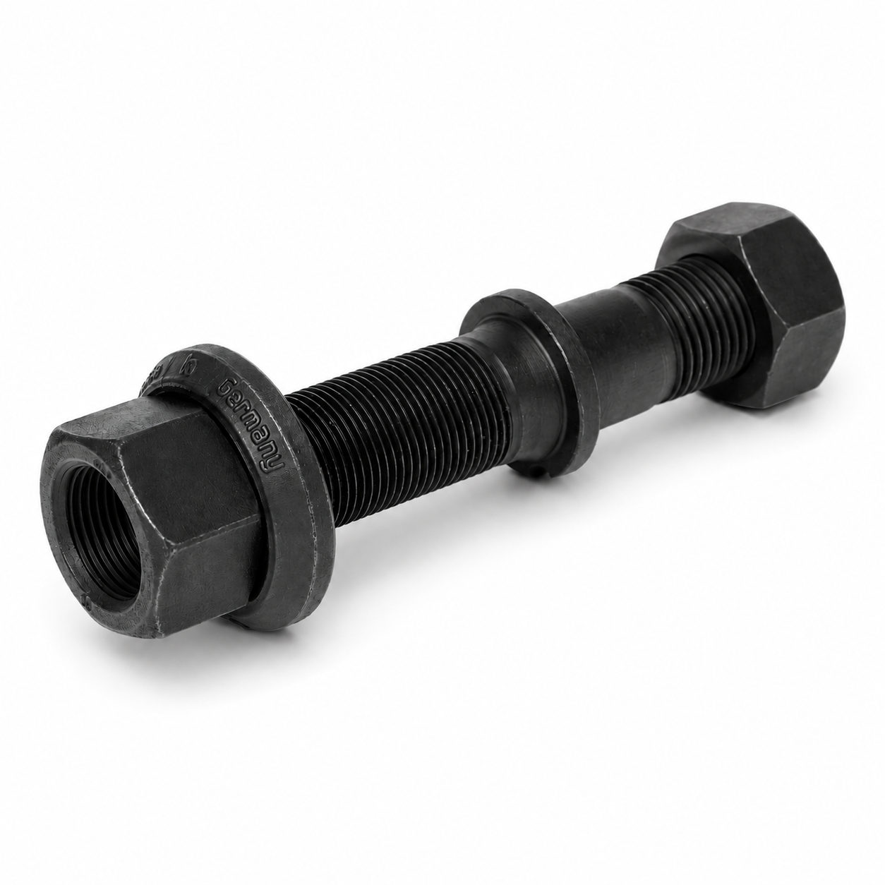 FUWA tirkamasi uchun g'ildirak shpilka orqa gayka bilan D=22mm L=130mm